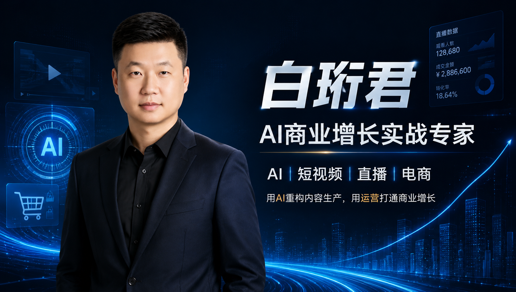 创始人白珩君 - AI商业增长实战专家